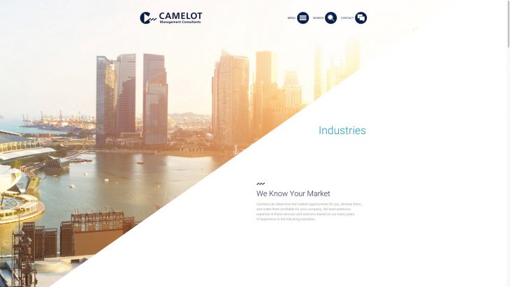 Camelot MC - Responsive Website - Industrien